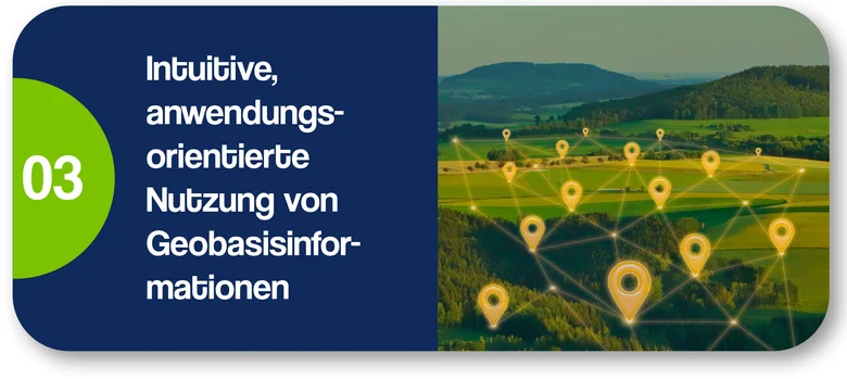 Intuitive, anwendungsorientierte Nutzung von Geobasisinformationen